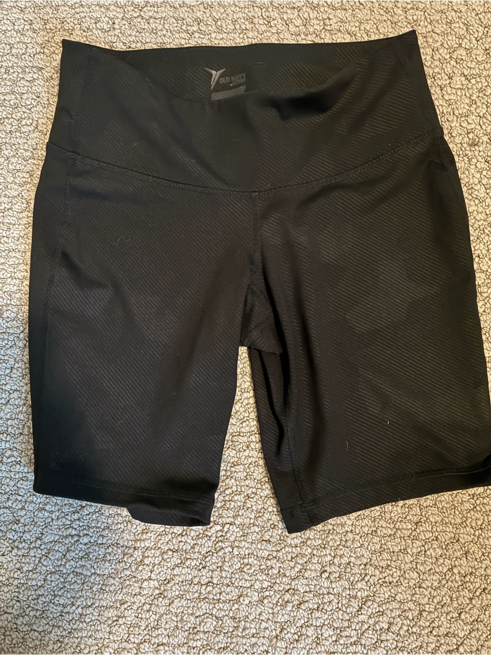 Old Navy Black Mid-Rise Bike Shorts